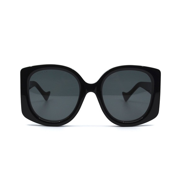 GUCCI GG1257S 001 BLACK GREY WOMEN'S AUTHENTIC SUNGLASSES - Picture 2 of 9